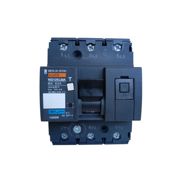 Merli gerin 18886 automatic switch ng125lma 3p 63a c. ma